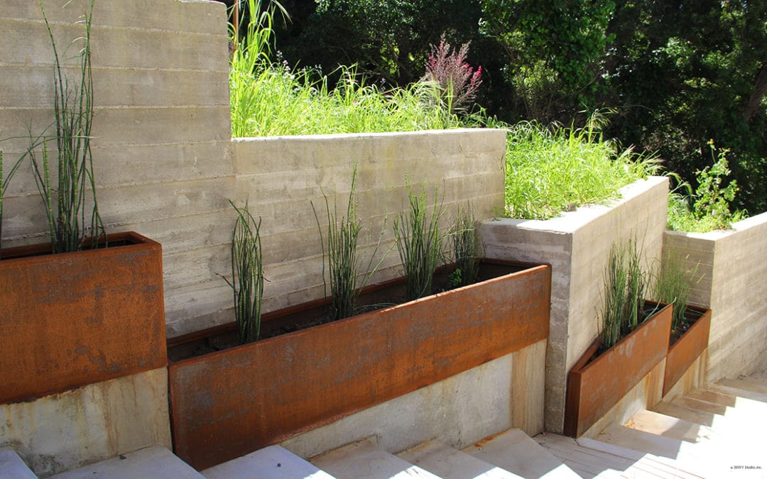 Corten Planter Boxes