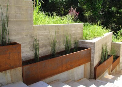 Corten Planter Boxes