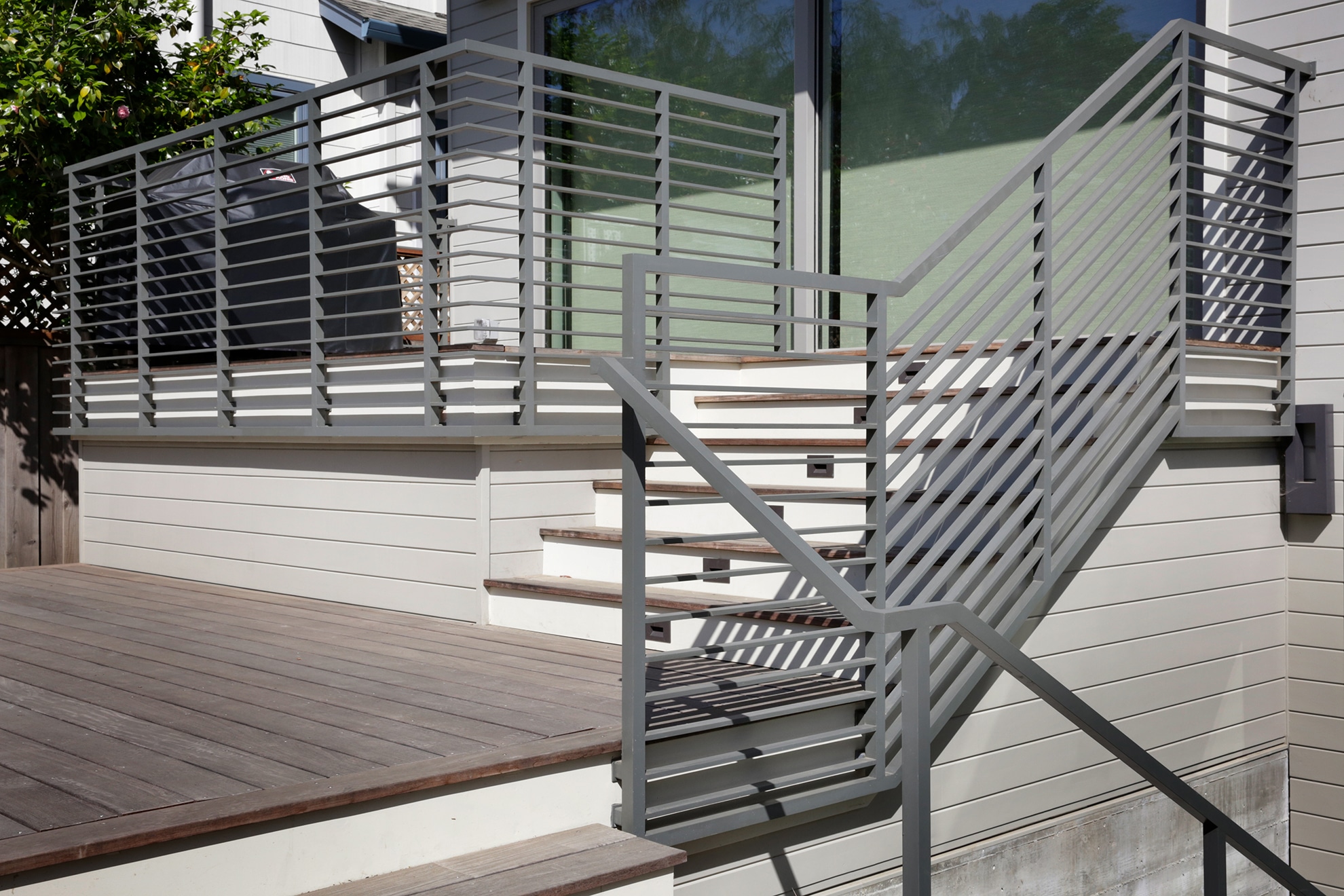 metal railing, railing system, handrails