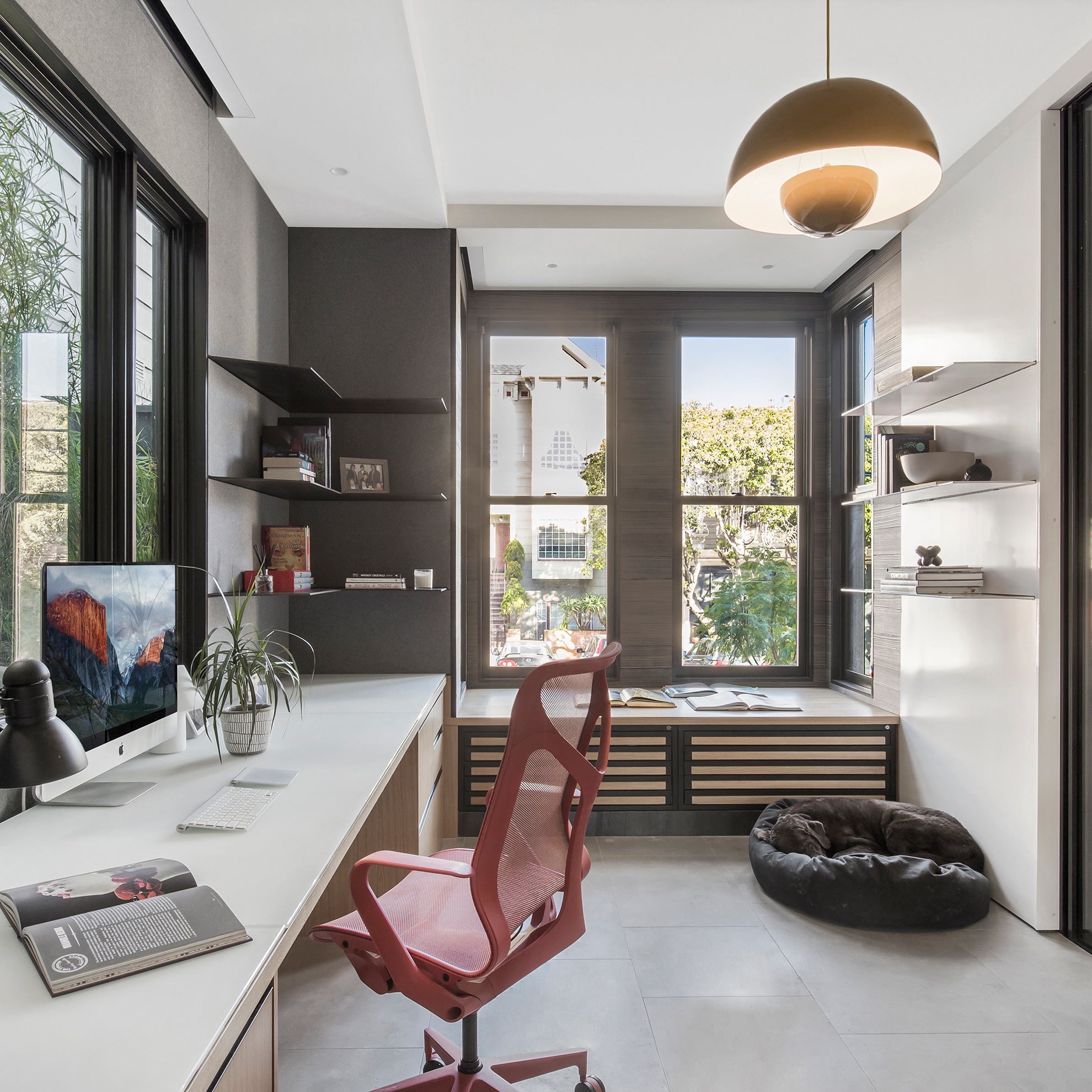 portfolio, castro district residential remodel, interior office space