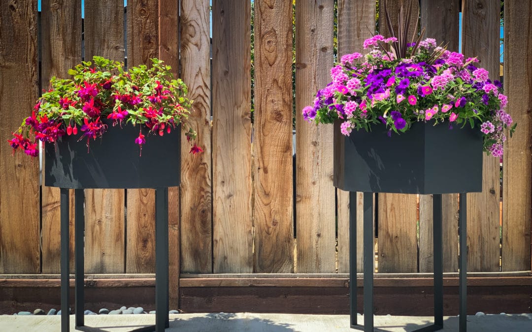 Geometric Standing Planters