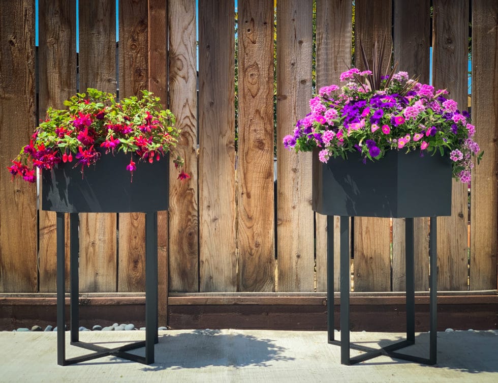 Geometric Standing Planters V Studio