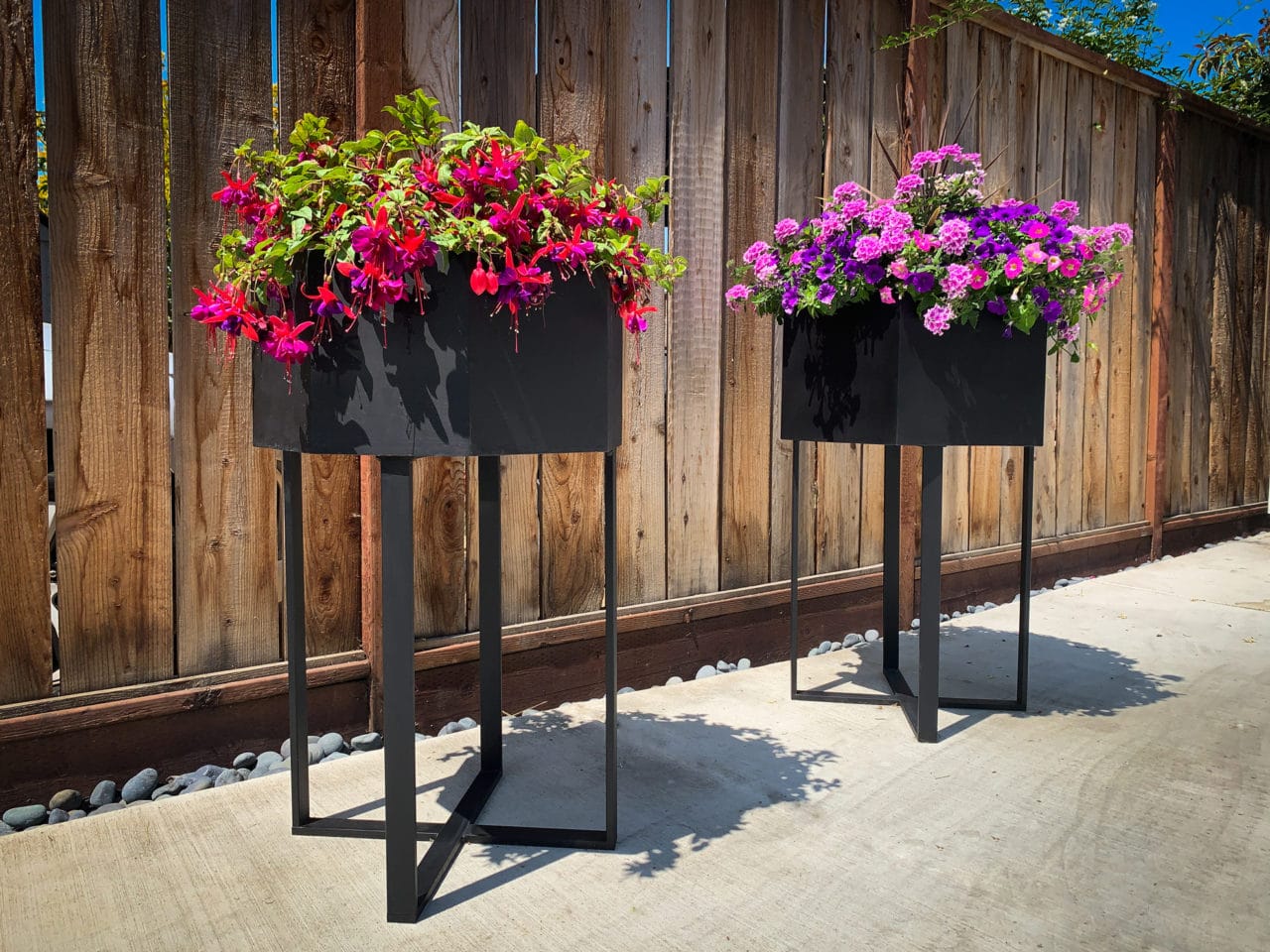 Geometric Standing Planters V Studio