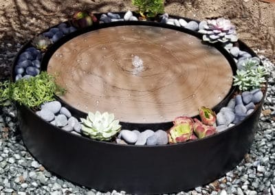 Circular Steel Water Fountain