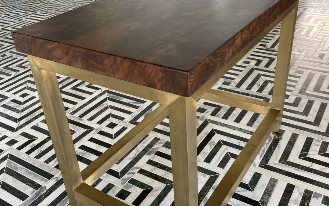 Pebble Beach Vanity Bench